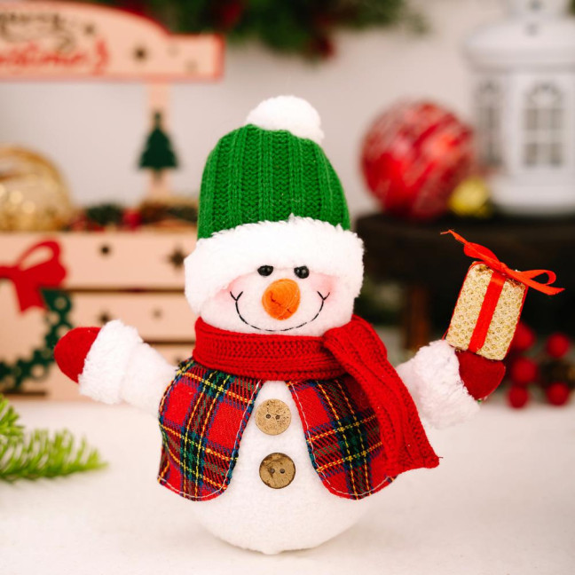 Christmas Plush Snowman Doll Tabletop Decoration Lighted Small Snowman Ornament for Winter Home Kitchen Mantel Window Sill Holiday Party Decoration Christmas Plush Snowman Doll Tabletop Decoration Lighted Small Snowman Ornament for Winter Home Kitchen Mantel Window Sill Holiday Party Decoration