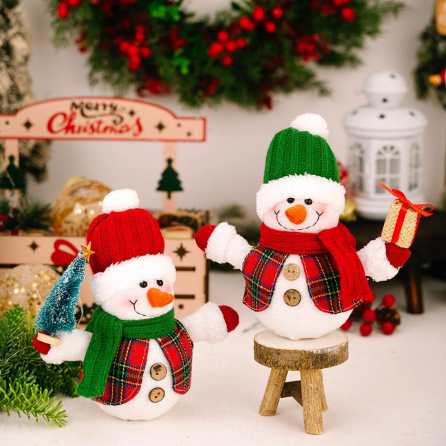 Christmas Plush Snowman Doll Tabletop Decoration Lighted Small Snowman Ornament for Winter Home Kitchen Mantel Window Sill Holiday Party Decoration Christmas Plush Snowman Doll Tabletop Decoration Lighted Small Snowman Ornament for Winter Home Kitchen Mantel Window Sill Holiday Party Decoration