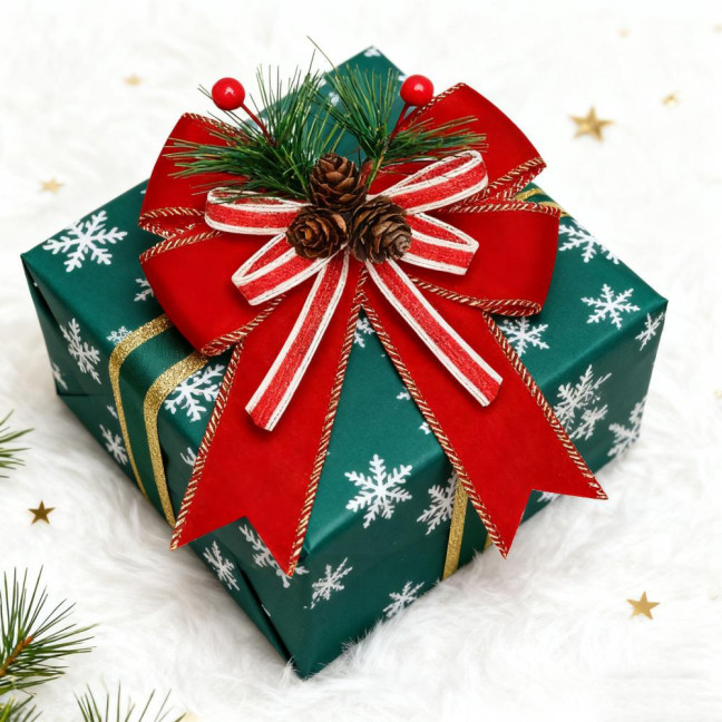 Christmas Burlap Plaid Bow with Pine Cones Pine Needles Large Buffalo Plaid Bow Xmas Wreath Checkered Bow for Holiday Crafts Home Party Tree Decor Christmas Burlap Plaid Bow with Pine Cones Pine Needles Large Buffalo Plaid Bow Xmas Wreath Checkered Bow for Holiday Crafts Home Party Tree Decor