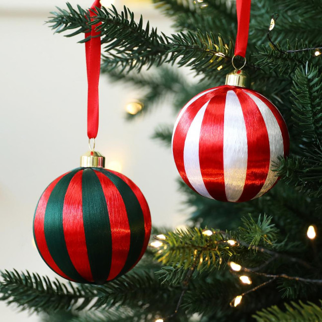 6Pcs 8cm Christmas Ball Ornaments Plastic Hanging Decor for Tree Window Display & DIY Crafts Shatterproof Festive Decorations