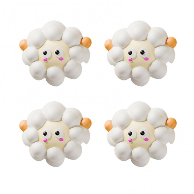 4Pcs Cartoon Animal Furniture Corner Protector Anti-collision Baby Proof Self-adhesive Table Desk Right Angle Sharp Edges Corner Guard Bumper Protective Cover 