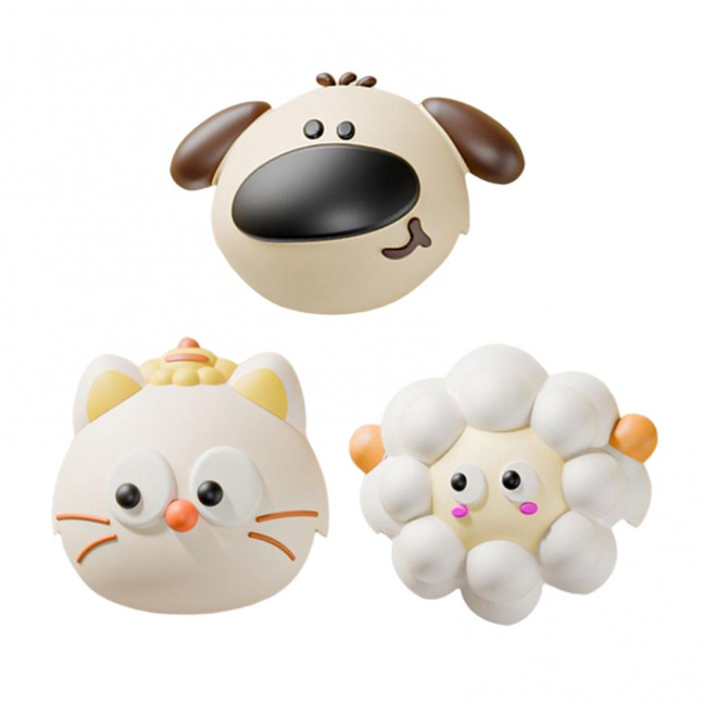 4Pcs Cartoon Animal Furniture Corner Protector Anti-collision Baby Proof Self-adhesive Table Desk Right Angle Sharp Edges Corner Guard Bumper Protective Cover 