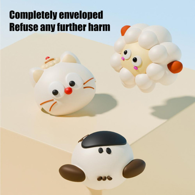 4Pcs Cartoon Animal Furniture Corner Protector Anti-collision Baby Proof Self-adhesive Table Desk Right Angle Sharp Edges Corner Guard Bumper Protective Cover 