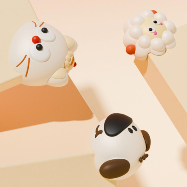 4Pcs Cartoon Animal Furniture Corner Protector Anti-collision Baby Proof Self-adhesive Table Desk Right Angle Sharp Edges Corner Guard Bumper Protective Cover 