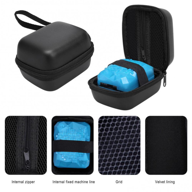 Hard Carrying Case Portable Shockproof Waterproof Case Compatible with Batteries Protective Storage Box for Bitzee Virtual Digital Pets Daily Outings Vacation Use