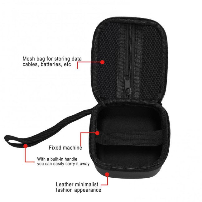 Hard Carrying Case Portable Shockproof Waterproof Case Compatible with Batteries Protective Storage Box for Bitzee Virtual Digital Pets Daily Outings Vacation Use