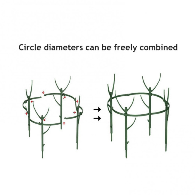 3/5/10Pcs/Set Monstera Plant Support Stake Stackable Garden Plant Support Pole Indoor Outdoor Tall Potted Climbing Plant Holder Stick Moss Pole 