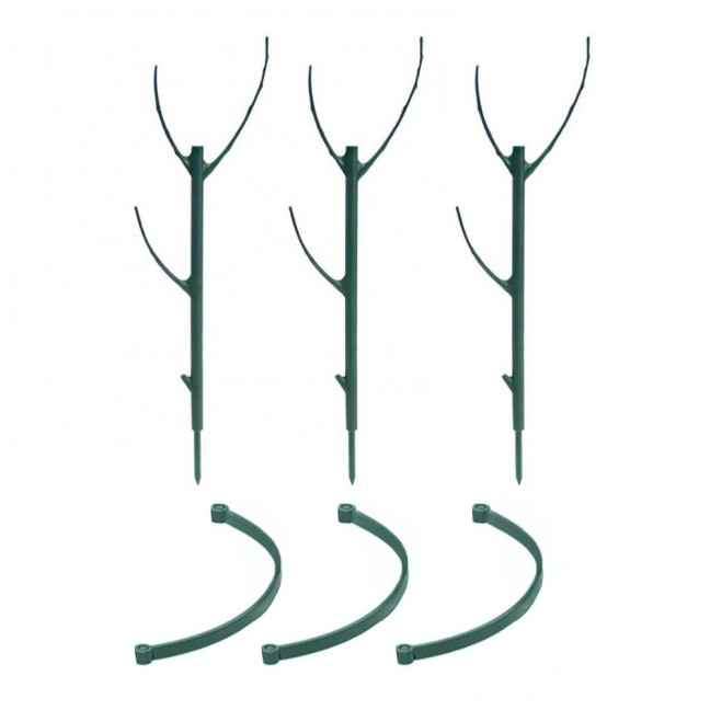 3/5/10Pcs/Set Monstera Plant Support Stake Stackable Garden Plant Support Pole Indoor Outdoor Tall Potted Climbing Plant Holder Stick Moss Pole 