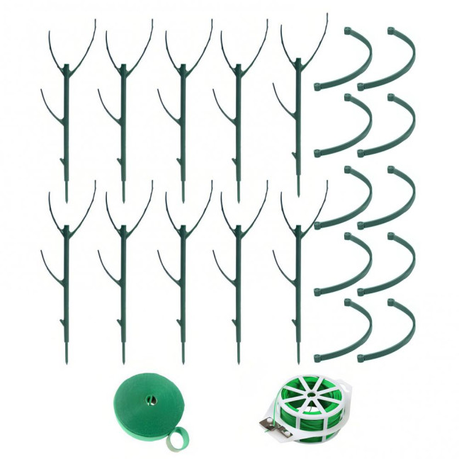 3/5/10Pcs/Set Monstera Plant Support Stake Stackable Garden Plant Support Pole Indoor Outdoor Tall Potted Climbing Plant Holder Stick Moss Pole 