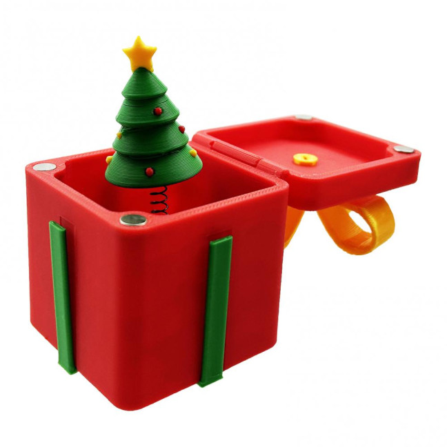 3D Printed Christmas Ornament Child-Safe Holiday Decor Stress Relief Toy Christmas Themed Event Decoration 3D Printed Christmas Ornament Child-Safe Holiday Decor Stress Relief Toy Christmas Themed Event Decoration