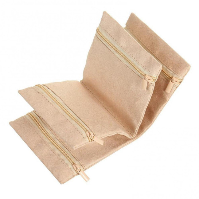 Jewelry Storage Bag Rings Earrings Bracelet Necklace Storage Pouch Foldable Zipper Closure Travel Jewelry Organizer Jewelry Storage Bag Rings Earrings Bracelet Necklace Storage Pouch Foldable Zipper Closure Travel Jewelry Organizer