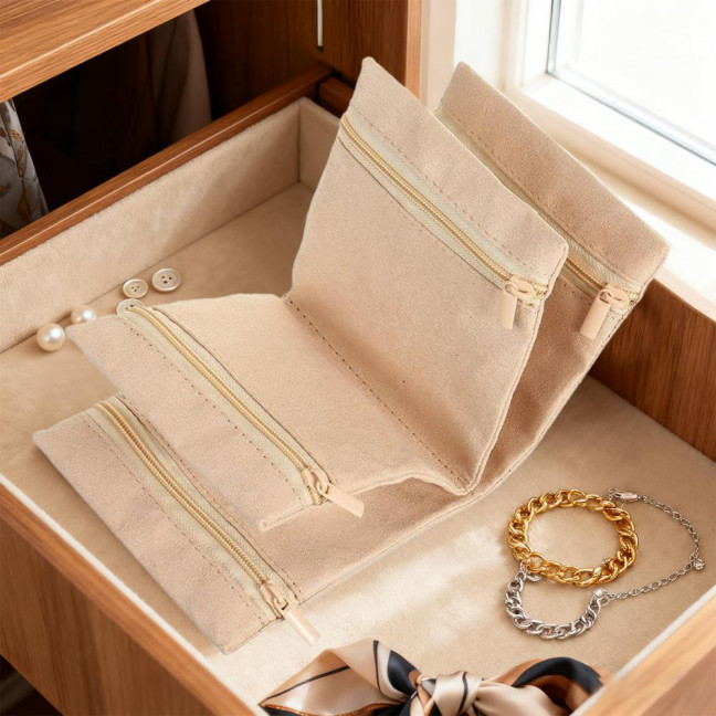 Jewelry Storage Bag Rings Earrings Bracelet Necklace Storage Pouch Foldable Zipper Closure Travel Jewelry Organizer Jewelry Storage Bag Rings Earrings Bracelet Necklace Storage Pouch Foldable Zipper Closure Travel Jewelry Organizer