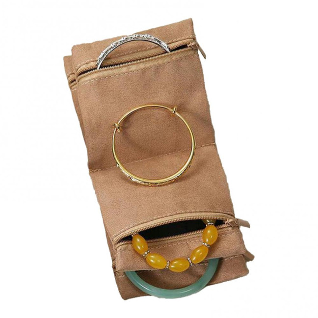 Jewelry Storage Bag Rings Earrings Bracelet Necklace Storage Pouch Foldable Zipper Closure Travel Jewelry Organizer Jewelry Storage Bag Rings Earrings Bracelet Necklace Storage Pouch Foldable Zipper Closure Travel Jewelry Organizer