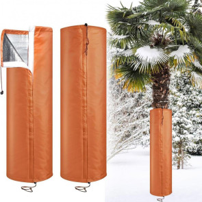 Winter Palm Tree Protector Tree Trunk Insulation Cover with Drawstring Cold Weather Tree Trunk Wrap for Garden Outdoor Protect Tree from Frost Snow Ice Deer 