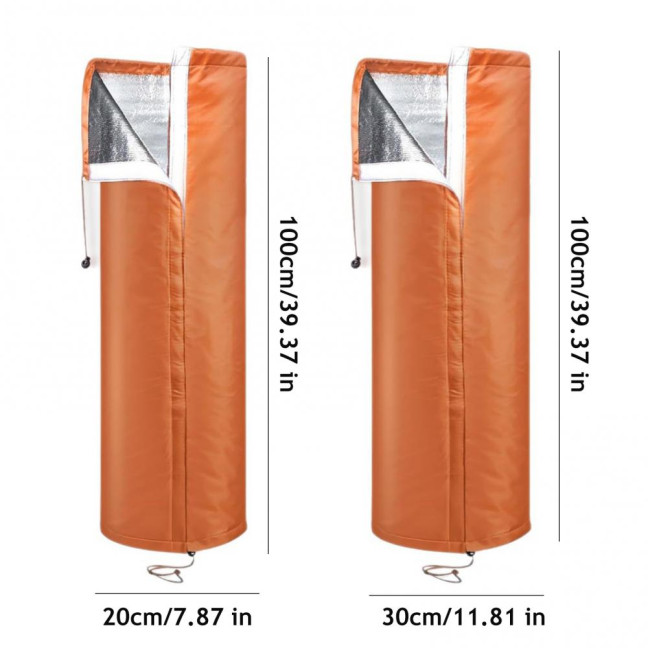 Winter Palm Tree Protector Tree Trunk Insulation Cover with Drawstring Cold Weather Tree Trunk Wrap for Garden Outdoor Protect Tree from Frost Snow Ice Deer 