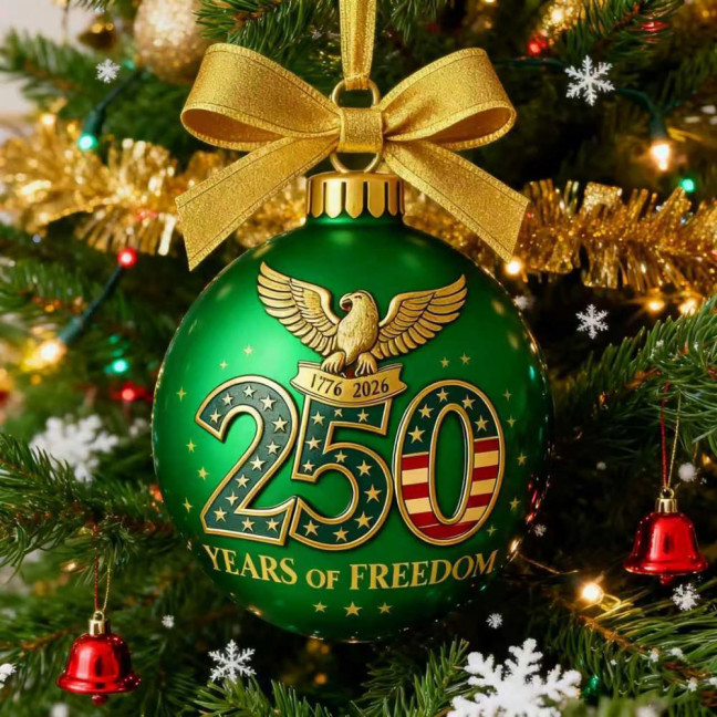 United States 250th Anniversary Ornament 250th Anniversary Acrylic Christmas Ball Ornament Patriotic Christmas Tree Hanging Decor United States 250th Anniversary Ornament 250th Anniversary Acrylic Christmas Ball Ornament Patriotic Christmas Tree Hanging Decor