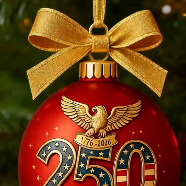 United States 250th Anniversary Ornament 250th Anniversary Acrylic Christmas Ball Ornament Patriotic Christmas Tree Hanging Decor United States 250th Anniversary Ornament 250th Anniversary Acrylic Christmas Ball Ornament Patriotic Christmas Tree Hanging Decor