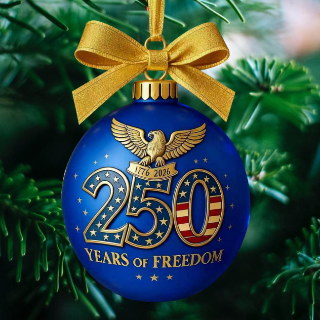 United States 250th Anniversary Ornament 250th Anniversary Acrylic Christmas Ball Ornament Patriotic Christmas Tree Hanging Decor United States 250th Anniversary Ornament 250th Anniversary Acrylic Christmas Ball Ornament Patriotic Christmas Tree Hanging Decor