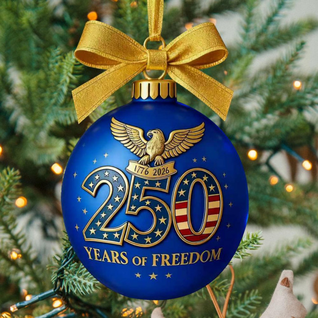 United States 250th Anniversary Ornament 250th Anniversary Acrylic Christmas Ball Ornament Patriotic Christmas Tree Hanging Decor United States 250th Anniversary Ornament 250th Anniversary Acrylic Christmas Ball Ornament Patriotic Christmas Tree Hanging Decor