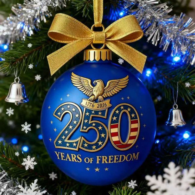 United States 250th Anniversary Ornament 250th Anniversary Acrylic Christmas Ball Ornament Patriotic Christmas Tree Hanging Decor United States 250th Anniversary Ornament 250th Anniversary Acrylic Christmas Ball Ornament Patriotic Christmas Tree Hanging Decor