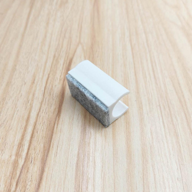 24Pcs Plastic Chair Leg Floor Protectors U Shaped Furniture Feet Caps Easy Installation Non-Slip Chair Pads 