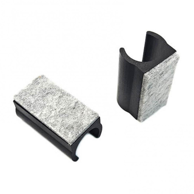 24Pcs Plastic Chair Leg Floor Protectors U Shaped Furniture Feet Caps Easy Installation Non-Slip Chair Pads 