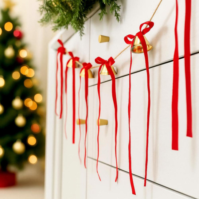 12 Pcs Velvet Bows with Jingle Bell Vintage Christmas Ribbon Bows for Garland Wreath Christmas Tree Decoration 12 Pcs Velvet Bows with Jingle Bell Vintage Christmas Ribbon Bows for Garland Wreath Christmas Tree Decoration