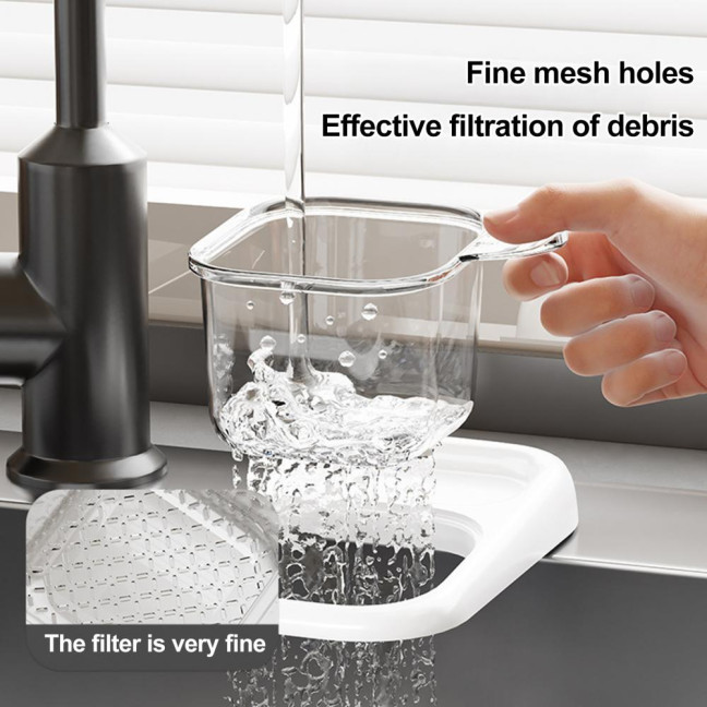 Sink Drain Strainer with Suction Cup Kitchen Sink Food Residue Catcher Basket Fine Mesh Strainer for Food Waste Leftovers Sink Drain Strainer with Suction Cup Kitchen Sink Food Residue Catcher Basket Fine Mesh Strainer for Food Waste Leftovers