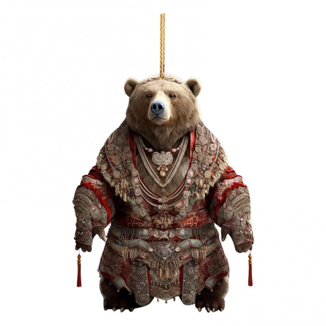 Polar Bear Christmas Ornament Cute Bear Xmas Tree Ornament 2D Acrylic Hanging Pendant for Car Interior Home Decor Polar Bear Christmas Ornament Cute Bear Xmas Tree Ornament 2D Acrylic Hanging Pendant for Car Interior Home Decor