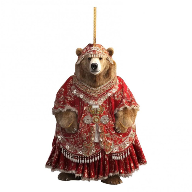 Polar Bear Christmas Ornament Cute Bear Xmas Tree Ornament 2D Acrylic Hanging Pendant for Car Interior Home Decor Polar Bear Christmas Ornament Cute Bear Xmas Tree Ornament 2D Acrylic Hanging Pendant for Car Interior Home Decor