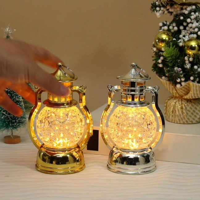 LED Christmas Night Lamp Flame-Free Warm Glow Creative Honeycomb Design Retro Night Light for Home Room Decor LED Christmas Night Lamp Flame-Free Warm Glow Creative Honeycomb Design Retro Night Light for Home Room Decor