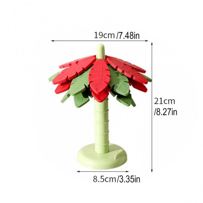 Tree Leaf Shape Placemat with Stand Waterproof Heat-Resistant Coasters Non-Slip Kitchen Mats Festive Table Art Decor