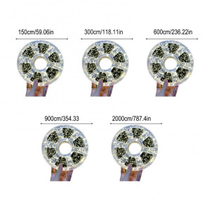 LED Copper Wire String Lights Waterproof 8 Modes String Light LED Beaded Fairy Christmas Light for Roof Wedding Party Outdoor Indoor Garden Tree Decor