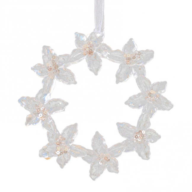 Christmas Ornament Glitter Sequin Transparent Snowflake Ballet Dancer Hanging Ornament Holiday Decor Christmas Ornament Glitter Sequin Transparent Snowflake Ballet Dancer Hanging Ornament Holiday Decor