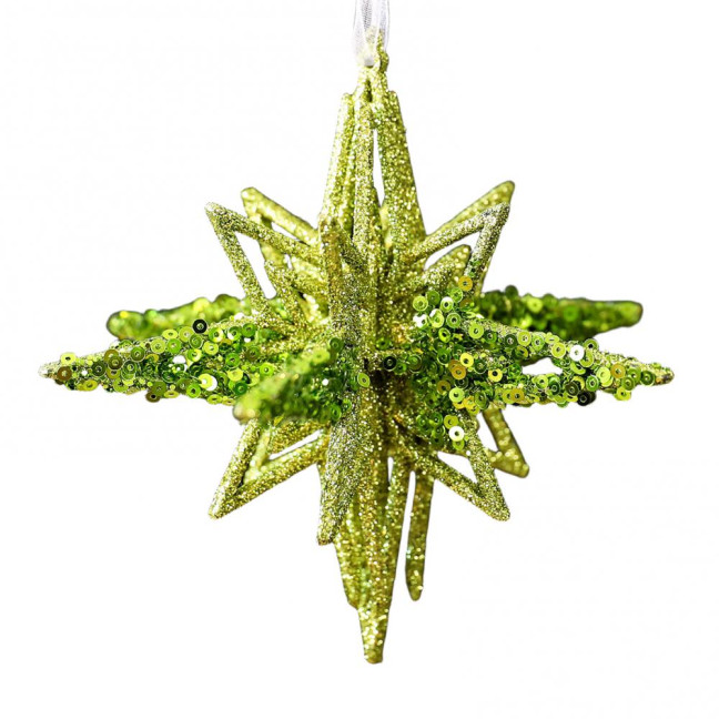 Glitter Christmas Ornaments Green Sequined Butterfly/Star/Reindeer Xmas Tree Hanging Decorations for Xmas Tree Holiday Home Party Decor Glitter Christmas Ornaments Green Sequined Butterfly/Star/Reindeer Xmas Tree Hanging Decorations for Xmas Tree Holiday Home Party Decor