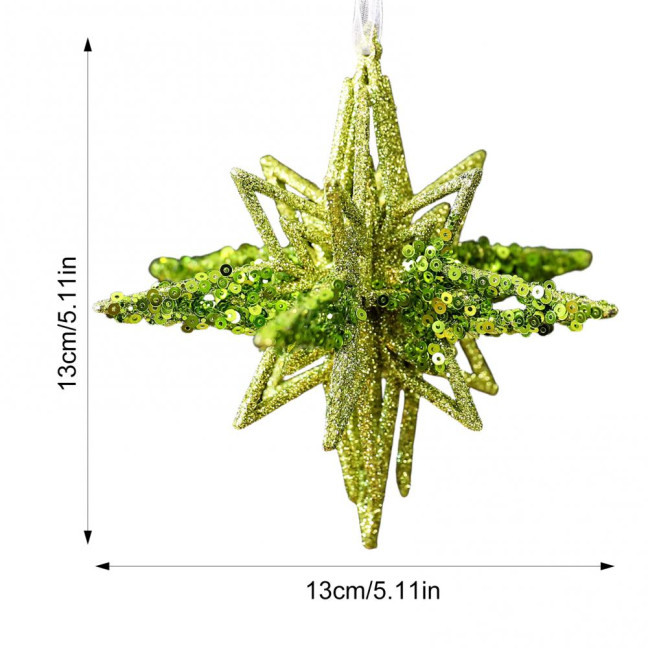 Glitter Christmas Ornaments Green Sequined Butterfly/Star/Reindeer Xmas Tree Hanging Decorations for Xmas Tree Holiday Home Party Decor Glitter Christmas Ornaments Green Sequined Butterfly/Star/Reindeer Xmas Tree Hanging Decorations for Xmas Tree Holiday Home Party Decor