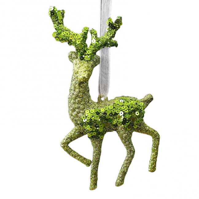 Glitter Christmas Ornaments Green Sequined Butterfly/Star/Reindeer Xmas Tree Hanging Decorations for Xmas Tree Holiday Home Party Decor Glitter Christmas Ornaments Green Sequined Butterfly/Star/Reindeer Xmas Tree Hanging Decorations for Xmas Tree Holiday Home Party Decor