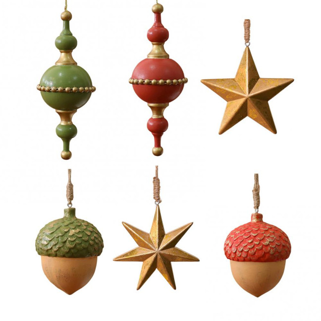 Christmas Ornament Rustic Wooden Acorn/Star Hanging Ornament Woodland Themed Holiday Decor for Tree Fireplace Farmhouse Decor Christmas Ornament Rustic Wooden Acorn/Star Hanging Ornament Woodland Themed Holiday Decor for Tree Fireplace Farmhouse Decor