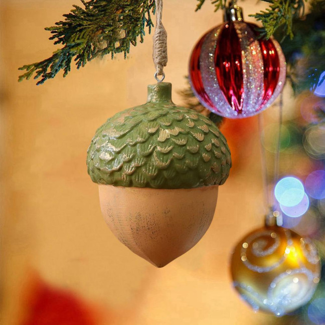 Christmas Ornament Rustic Wooden Acorn/Star Hanging Ornament Woodland Themed Holiday Decor for Tree Fireplace Farmhouse Decor Christmas Ornament Rustic Wooden Acorn/Star Hanging Ornament Woodland Themed Holiday Decor for Tree Fireplace Farmhouse Decor