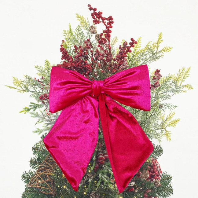 Velvet Bow Christmas Tree Decor Wedding Door Window Decoration Festive Home Accent for Holiday Celebrations Velvet Bow Christmas Tree Decor Wedding Door Window Decoration Festive Home Accent for Holiday Celebrations