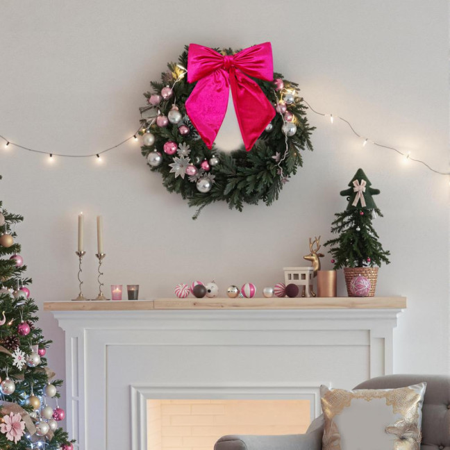 Velvet Bow Christmas Tree Decor Wedding Door Window Decoration Festive Home Accent for Holiday Celebrations Velvet Bow Christmas Tree Decor Wedding Door Window Decoration Festive Home Accent for Holiday Celebrations