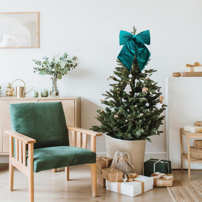 Velvet Bow Christmas Tree Decor Wedding Door Window Decoration Festive Home Accent for Holiday Celebrations Velvet Bow Christmas Tree Decor Wedding Door Window Decoration Festive Home Accent for Holiday Celebrations