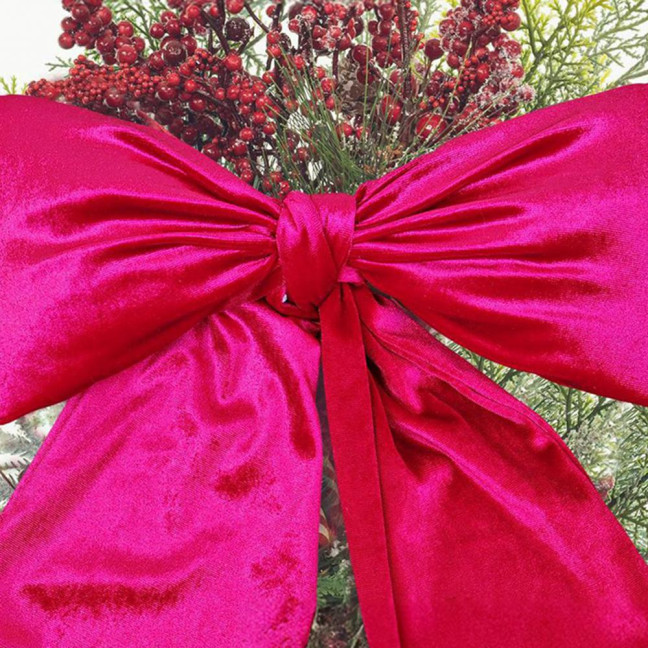 Velvet Bow Christmas Tree Decor Wedding Door Window Decoration Festive Home Accent for Holiday Celebrations Velvet Bow Christmas Tree Decor Wedding Door Window Decoration Festive Home Accent for Holiday Celebrations