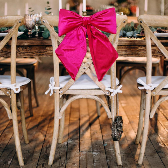 Velvet Bow Christmas Tree Decor Wedding Door Window Decoration Festive Home Accent for Holiday Celebrations Velvet Bow Christmas Tree Decor Wedding Door Window Decoration Festive Home Accent for Holiday Celebrations