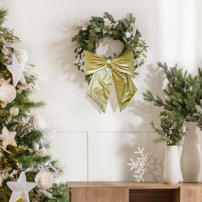 Velvet Bow Christmas Tree Decor Wedding Door Window Decoration Festive Home Accent for Holiday Celebrations Velvet Bow Christmas Tree Decor Wedding Door Window Decoration Festive Home Accent for Holiday Celebrations