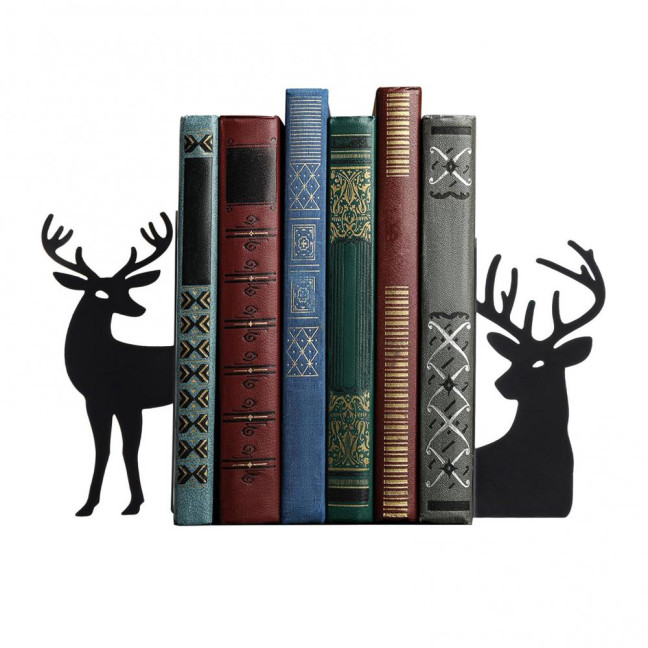 Metal Animal Bookends Black Cat/Reindeer/Dragon Book Ends for Home Office Bookshelf Desk Decor Cute Book Stopper Gifts for Women Metal Animal Bookends Black Cat/Reindeer/Dragon Book Ends for Home Office Bookshelf Desk Decor Cute Book Stopper Gifts for Women