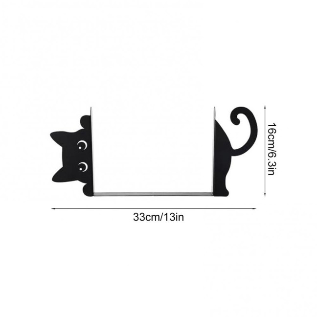Metal Animal Bookends Black Cat/Reindeer/Dragon Book Ends for Home Office Bookshelf Desk Decor Cute Book Stopper Gifts for Women Metal Animal Bookends Black Cat/Reindeer/Dragon Book Ends for Home Office Bookshelf Desk Decor Cute Book Stopper Gifts for Women