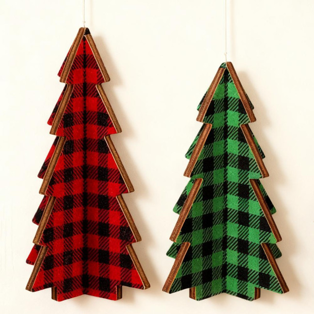 3 Pcs Wooden Christmas Tree Decor Rustic Buffalo Plaid/Dot Christmas Tree Farmhouse Table Centerpiece for Tiered Tray Tabletop Home Decor 3 Pcs Wooden Christmas Tree Decor Rustic Buffalo Plaid/Dot Christmas Tree Farmhouse Table Centerpiece for Tiered Tray Tabletop Home Decor