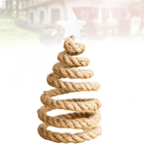 Christmas Tree Desktop Ornament Nordic Style Artificial Swivel Beads Top Star Small Artificial Tree Festive Holiday Decoration