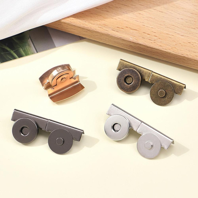 10 Pairs Magnetic Snaps No-sew Snap Buttons Bags Closures Snap Fasteners for Purses Totes Clothing DIY Crafts Leather Goods